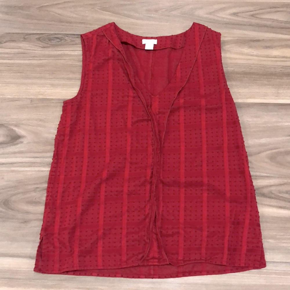 J.Crew red tank top in size 2